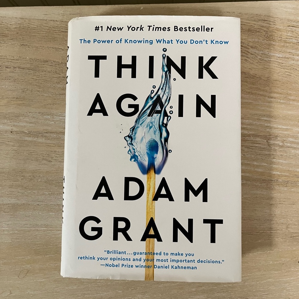 Think Again Hardcover Book
